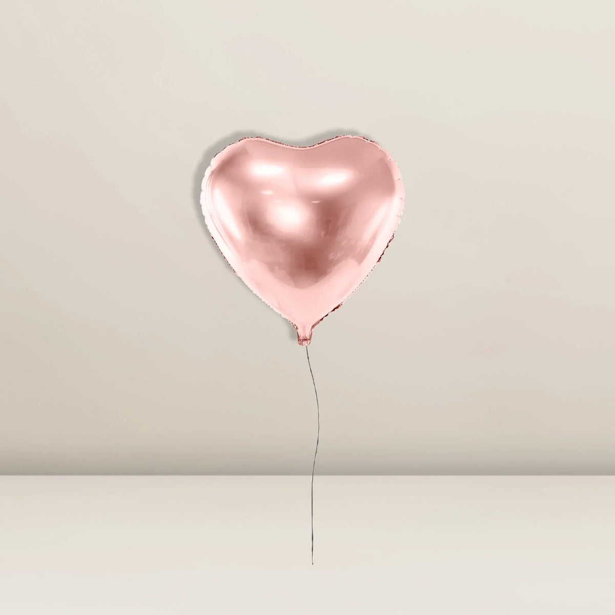 Folienballon Herz Roségold