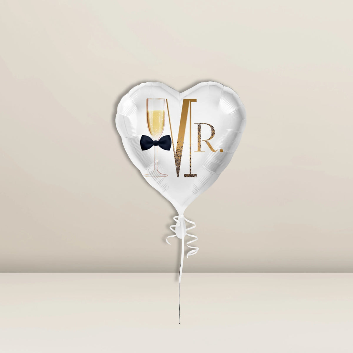 Folienballon Herz Hochzeit Mr