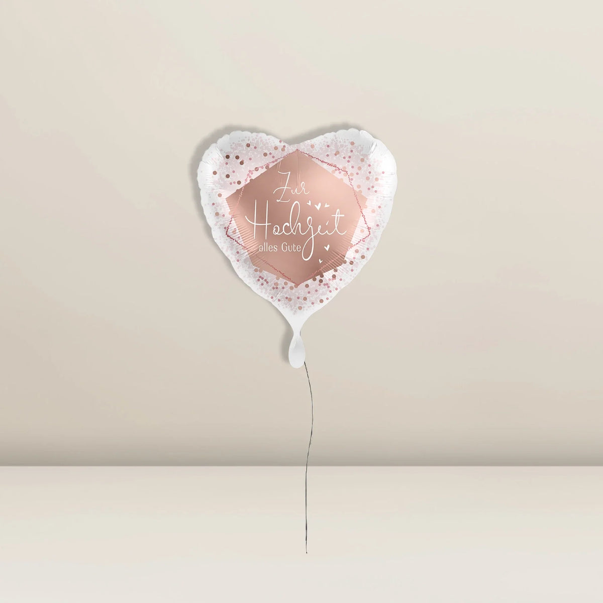 Folienballon Herz Hochzeit