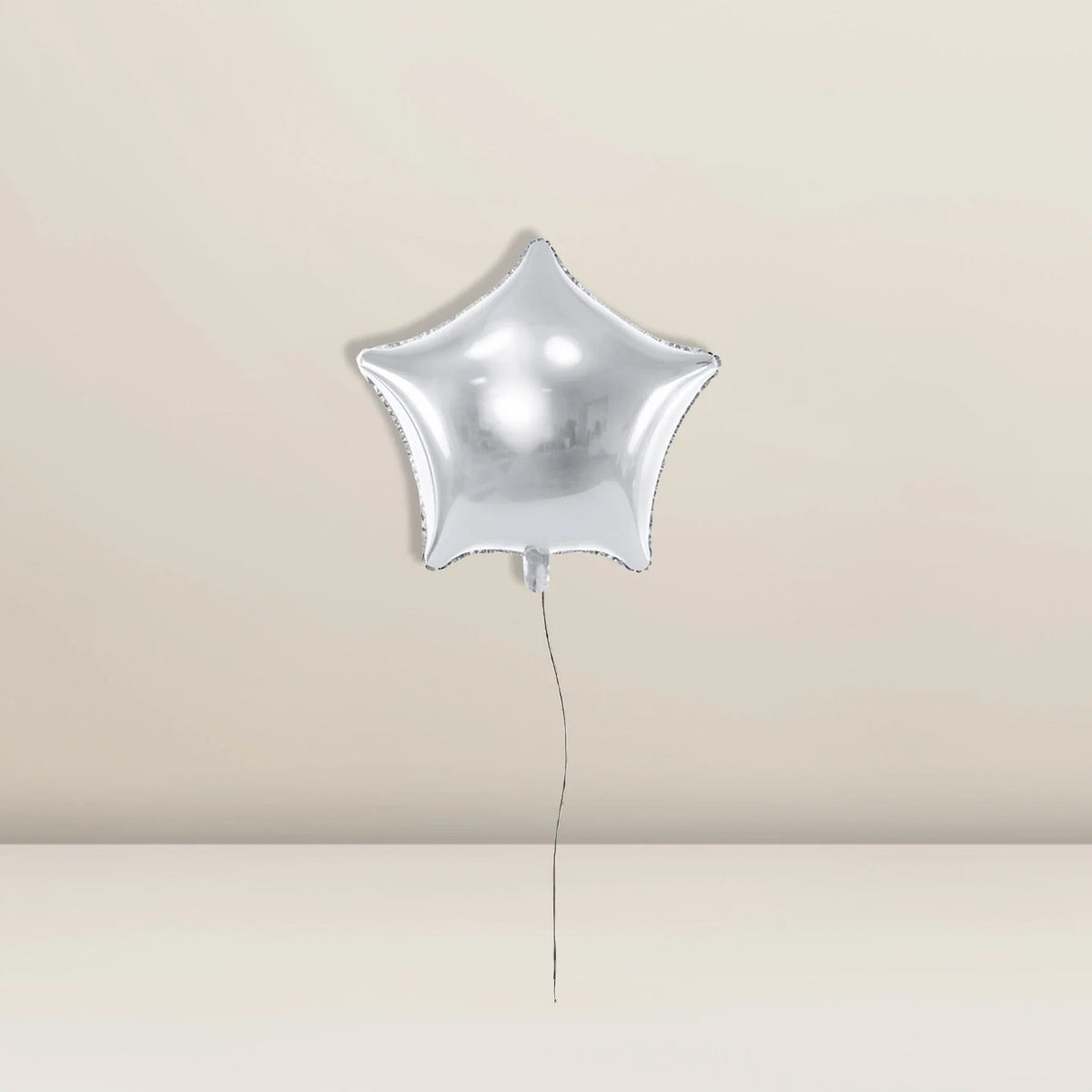 Folienballon Stern Silber