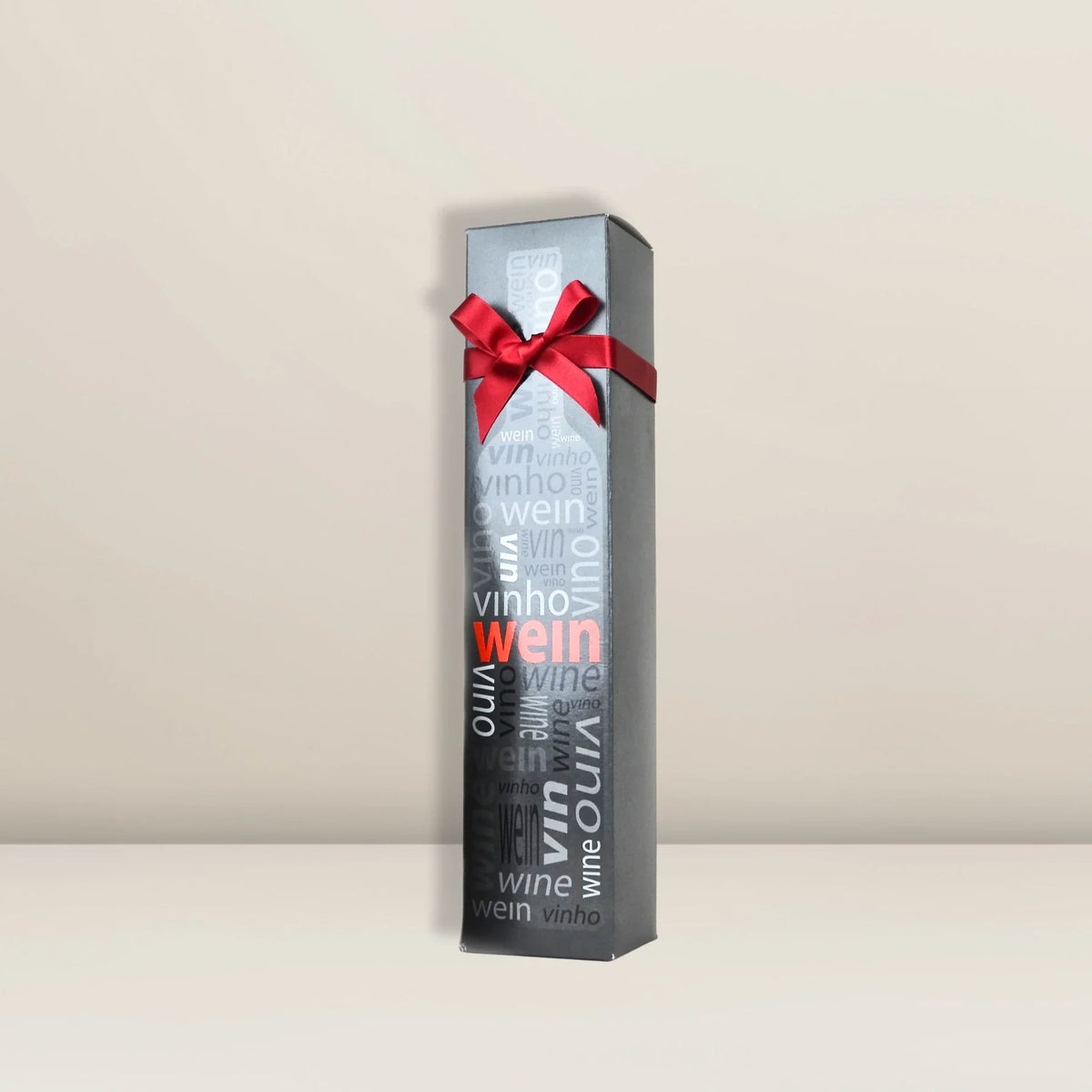 Geschenkbox Schwarz-Rot Wein