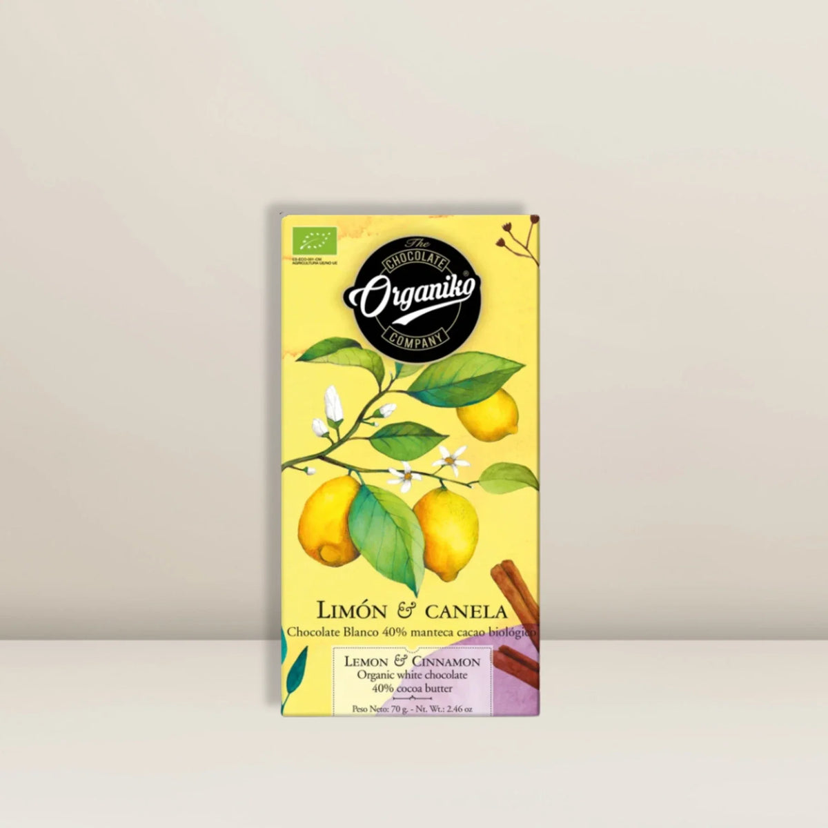Schokolade Limón & Canela Bio