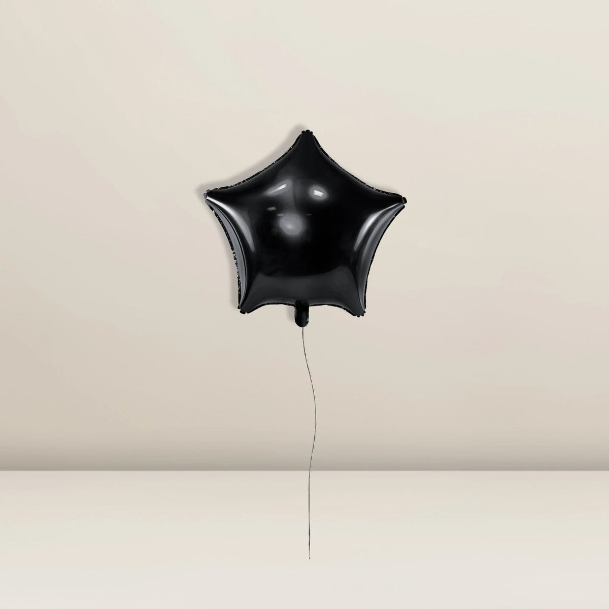 Folienballon Stern Schwarz