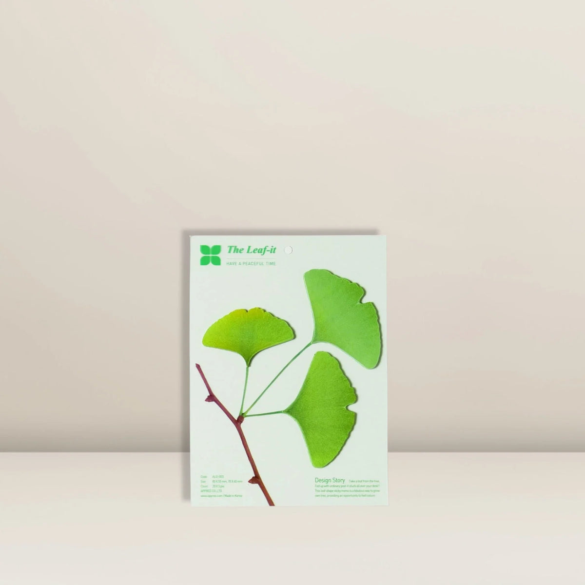 LEAF-IT Haftnotiz Ginko-Blatt