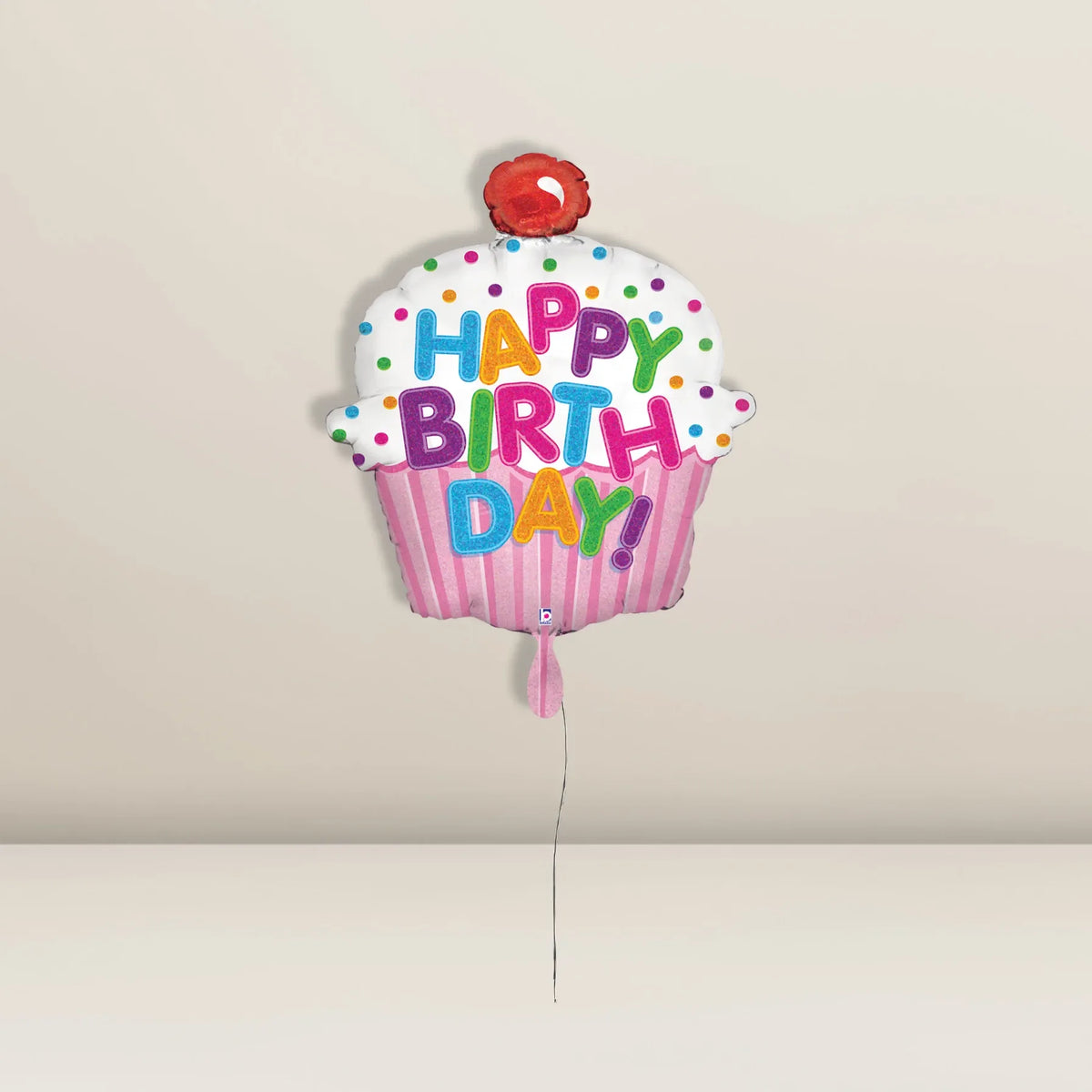 Folienballon Birthday Cupcake XXL
