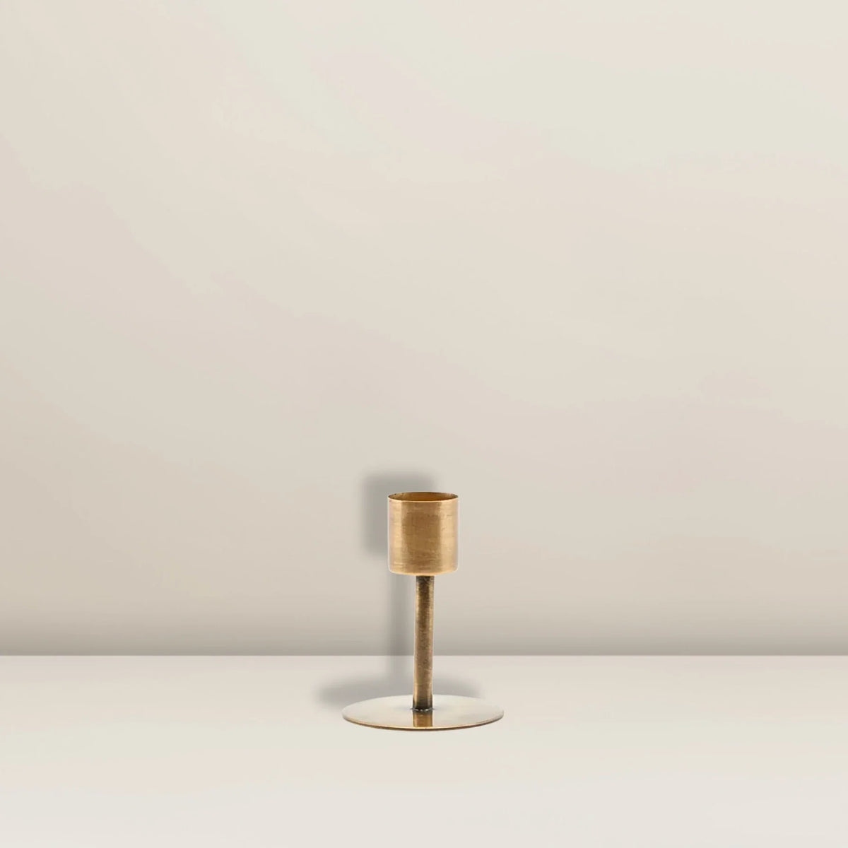 Kerzenhalter Antik Gold