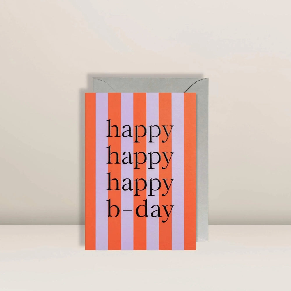 Birthday Stripes | Grußkarte