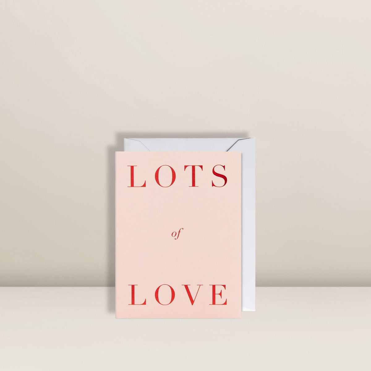 Lots Of Love | Grußkarte Mini