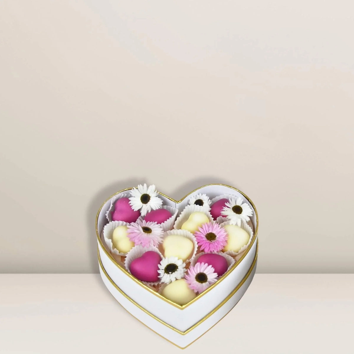 Pralinen in Herzform | Geschenk