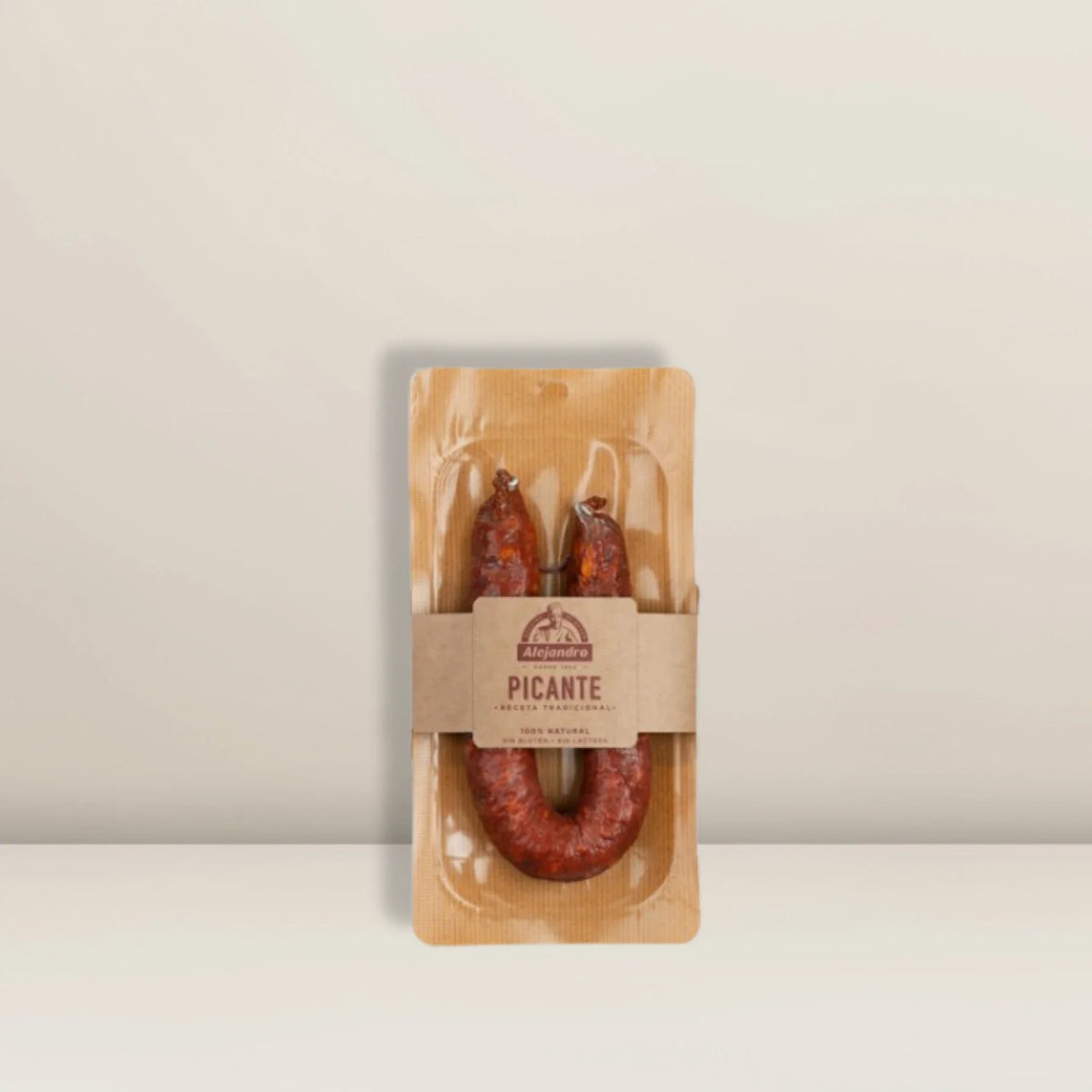 Die berühmte „Salami Chorizo Picante“ von Viani als Bestandtel unseres Geschenksets. Entdecke hochwertige Geschenke bei Pacster.