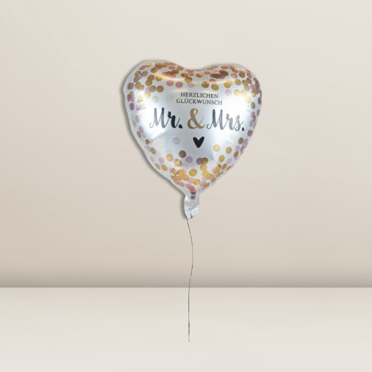 Folienballon - Herz Mr. & Mrs. Dotty
