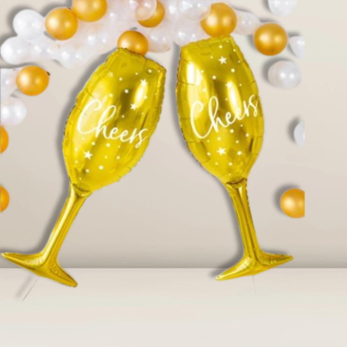 Folienballon - Ballon XXL - Glass Cheers