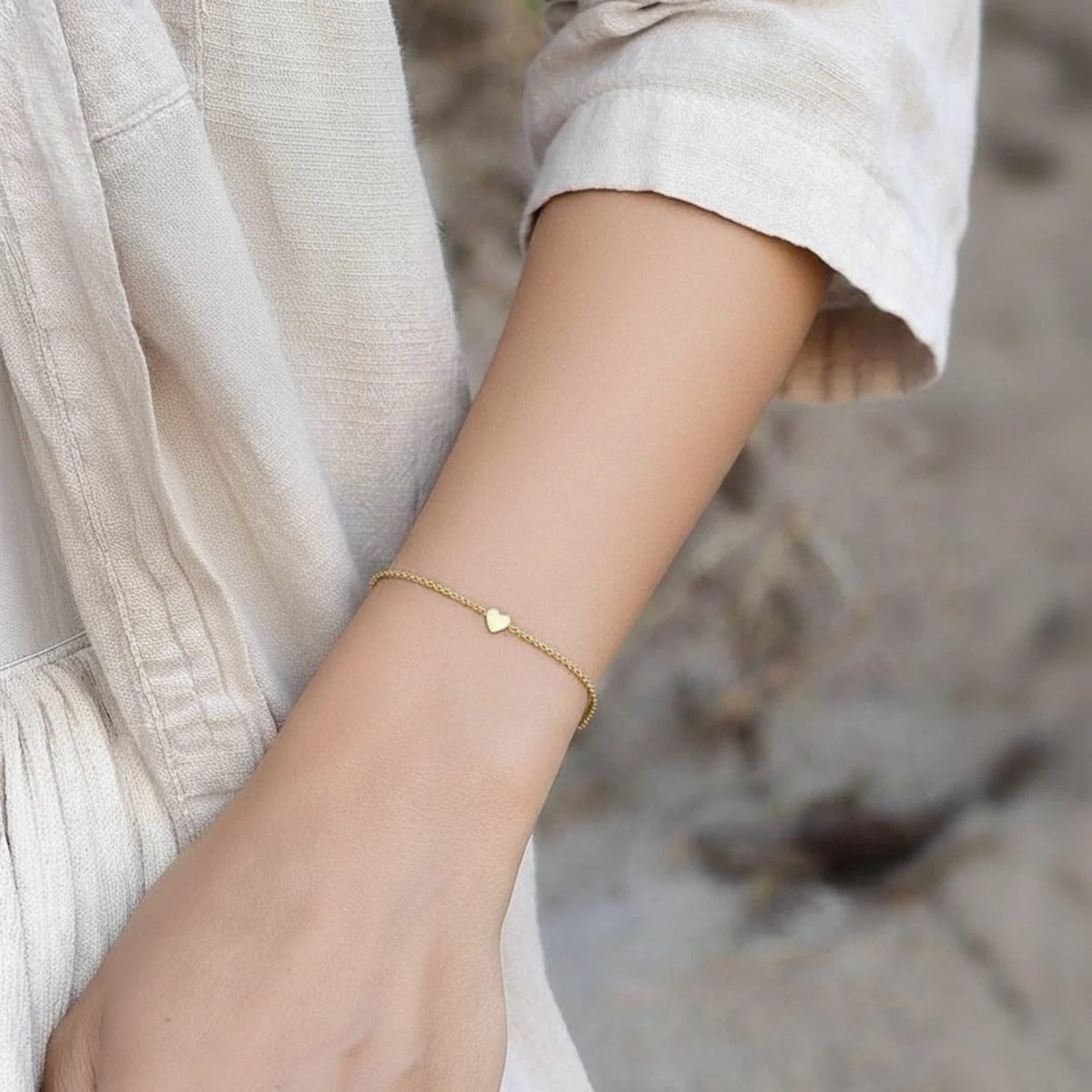 Herzarmband Gold