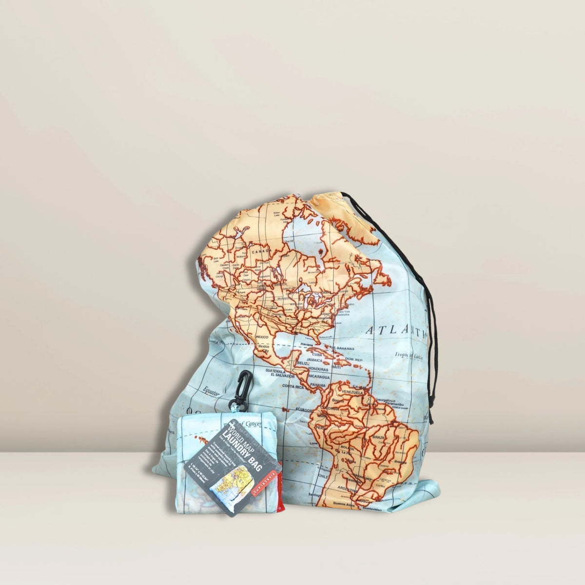 Laundry Bag Landkarte