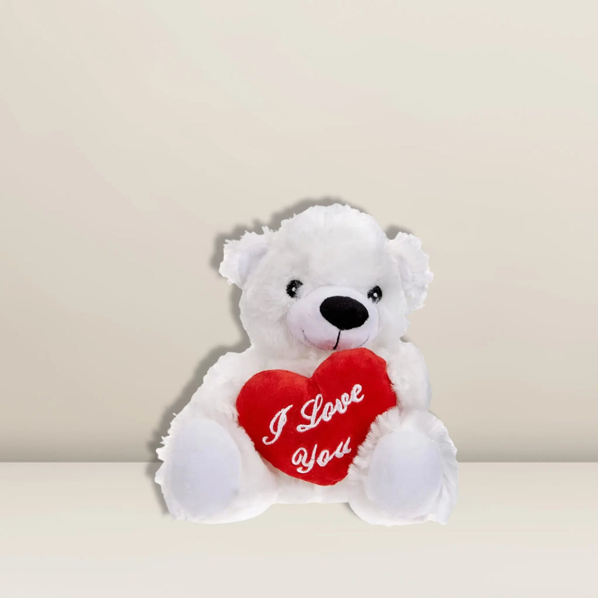 Plüschbär mit rotem Herz, ich liebe dich,