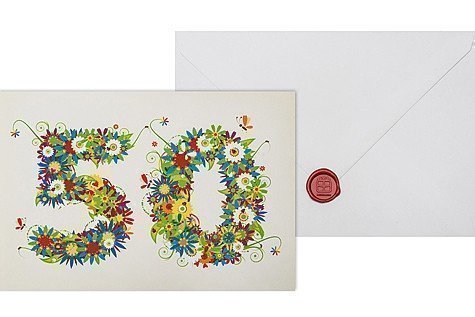 Jubiläumskarte 50