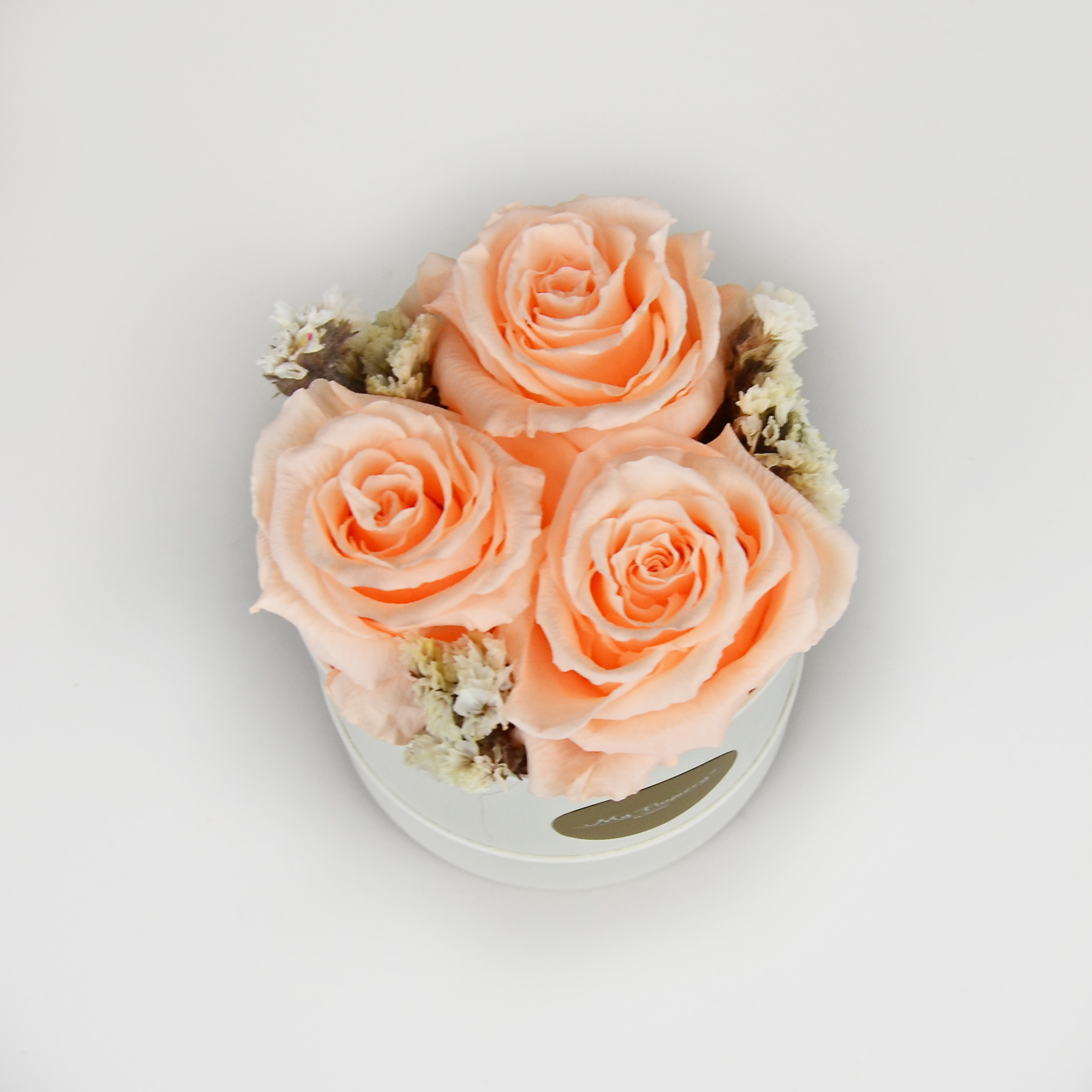 Runde Infinity Flowerbox - apricot