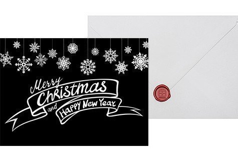 Merry Christmas - Black