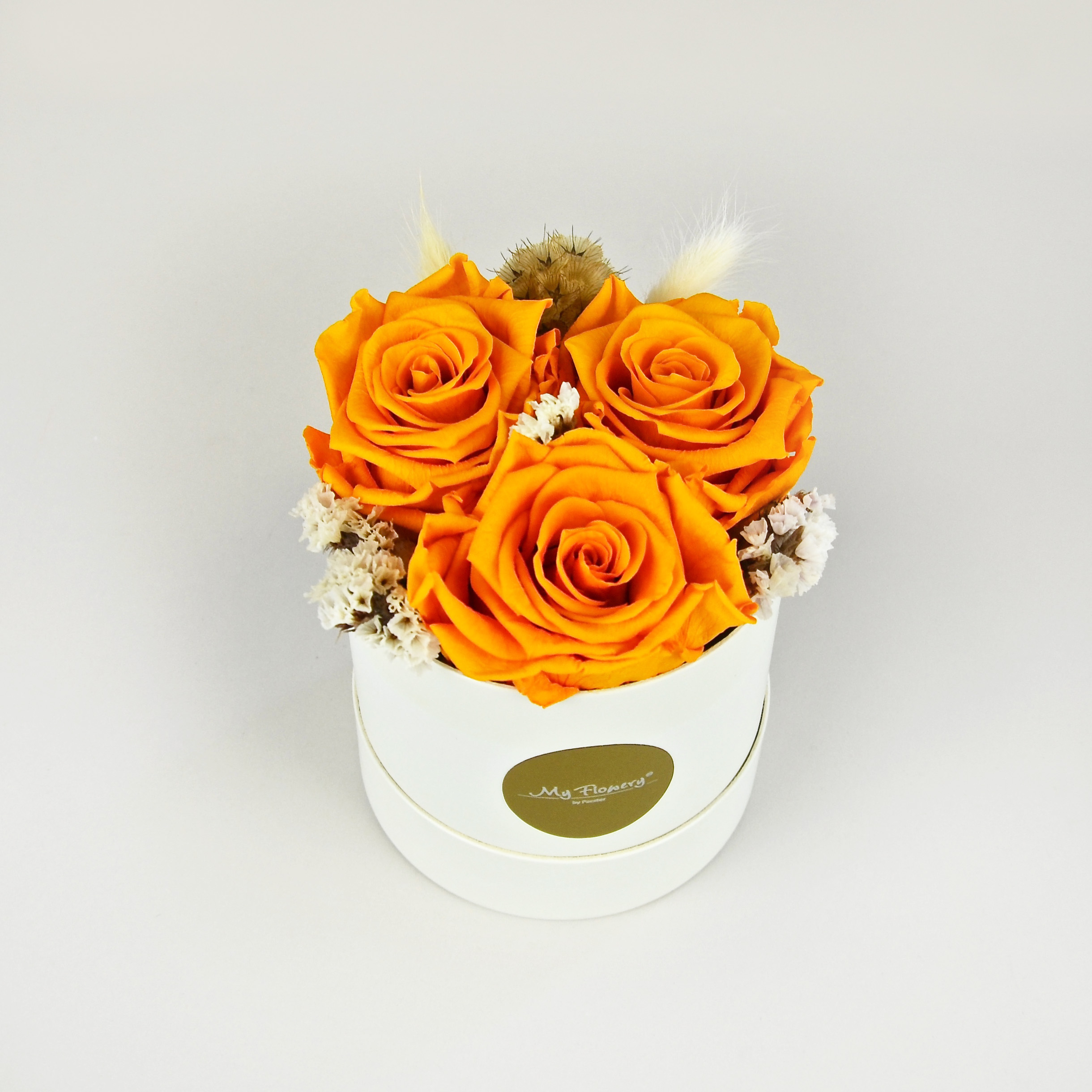 Runde Infinity Flowerbox - orange