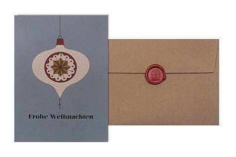 Frohe Weihnachten - Weihnachtskugel