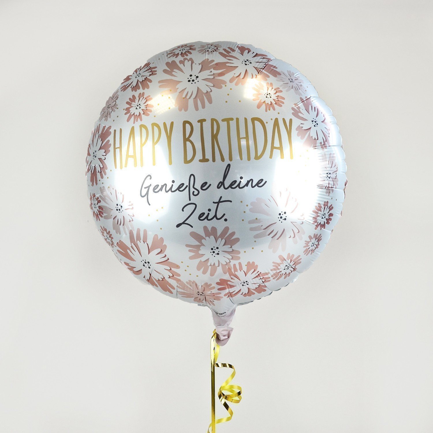 Happy Birthday Flowers - Balloon