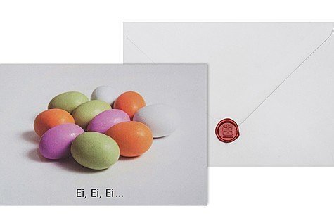 Ei, Ei, Ei ...-Karte zu Ostern