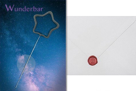 Glittergram - Stern - Telegramm