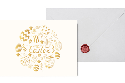 Happy Easter -  Gold