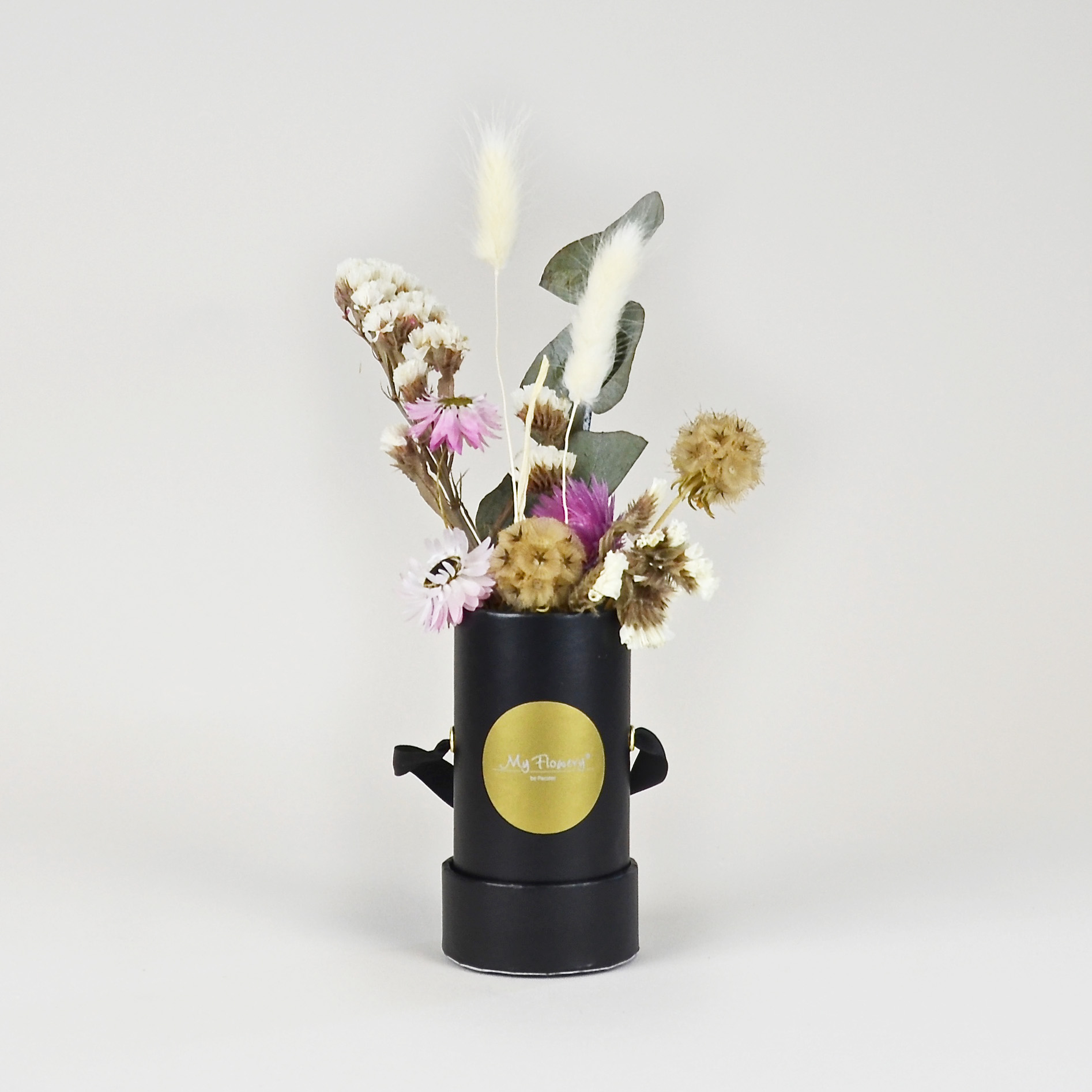 Trockenblumensträußchen - black