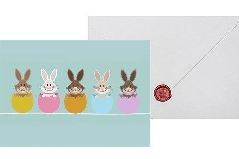 Frohe Ostern - Hasis - Telegramm