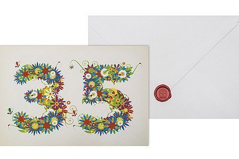 Jubiläumskarte 35 - Telegramm